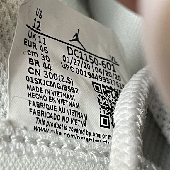 Nike Jordan Retro 10 Low Vapor Carbon Oklahoma Sooners PE Football Cleat Size 12 - Picture 8 of 8